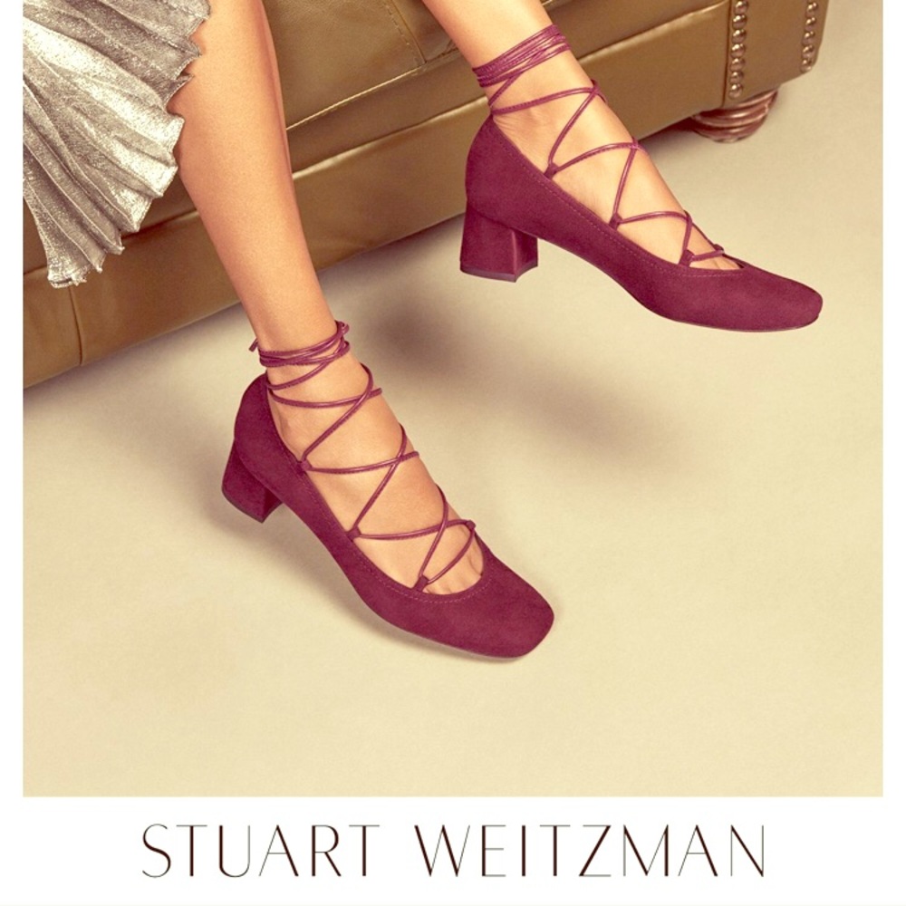 Stuart Weitzman suede pumps sz 7.5 N (Narrow)
